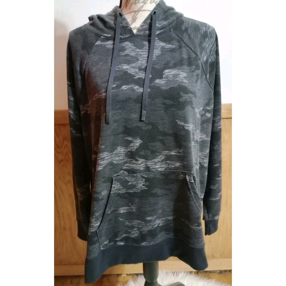 Athletic Works Women's Size 3XG 22 Camo Pull Over Long Sleeve Hooded Top